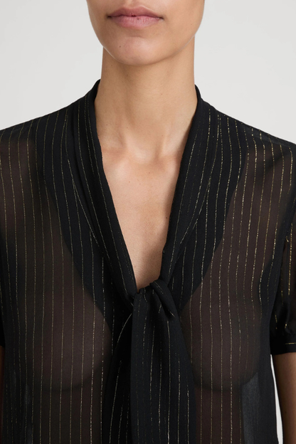 The Lurex Sonnet Blouse