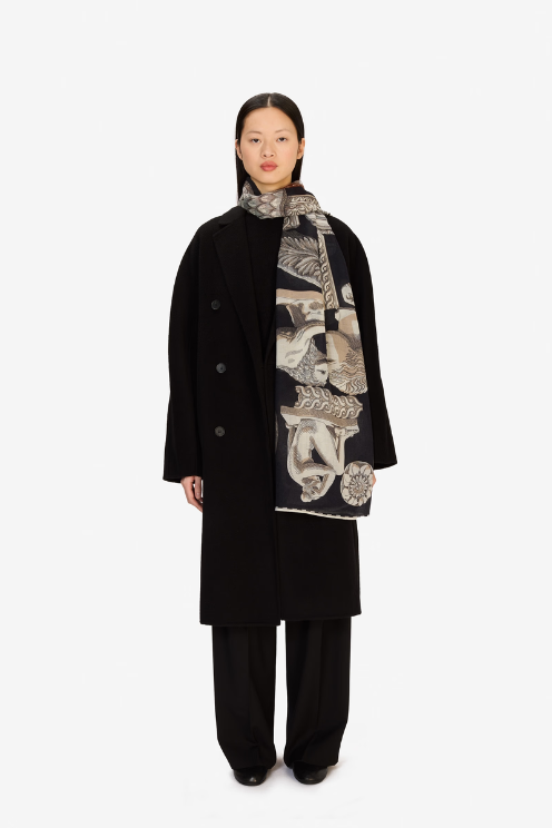 Archives Wool Scarf – Black