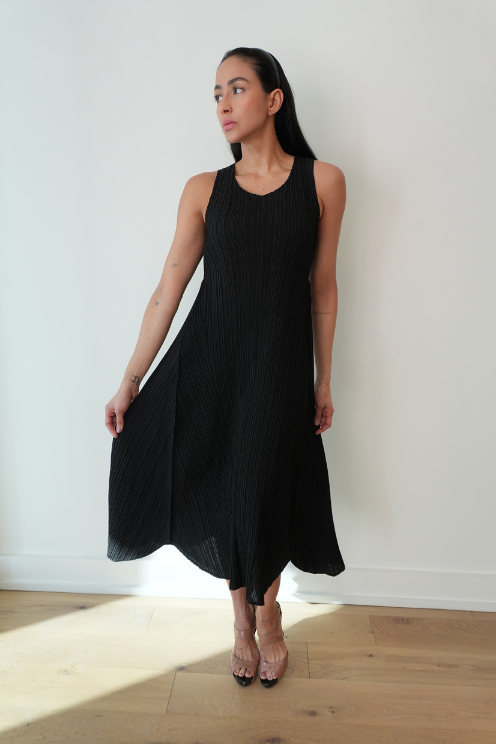 Long Estrella Dress - Black