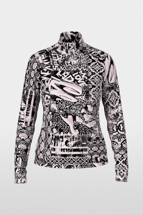 Marc Cain Printed Turtleneck