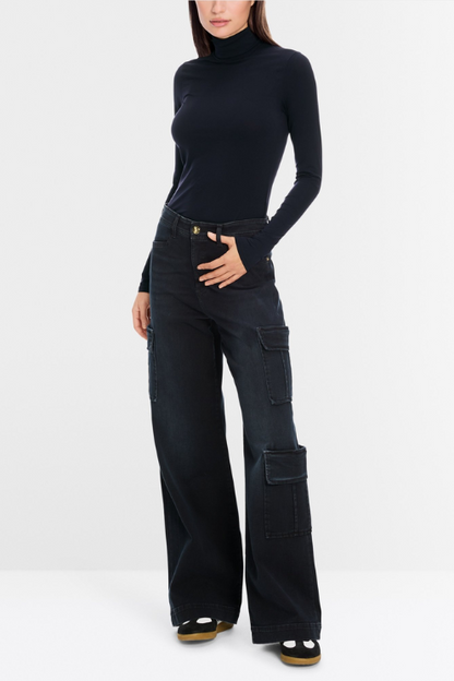 Delicate Roll-Collar Pullover