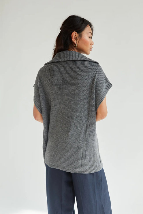 Millie Sleeveless Knit Cardigan