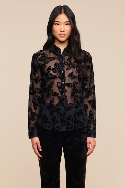 Laurent Velvet Blouse