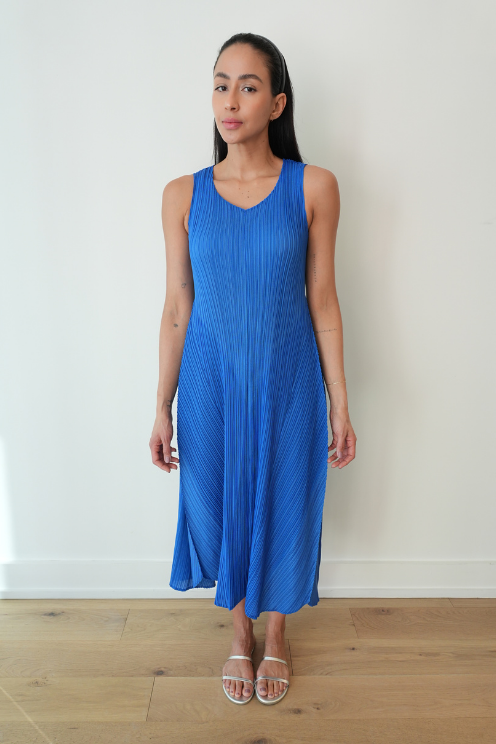 Long Estrella Dress - Royal Blue