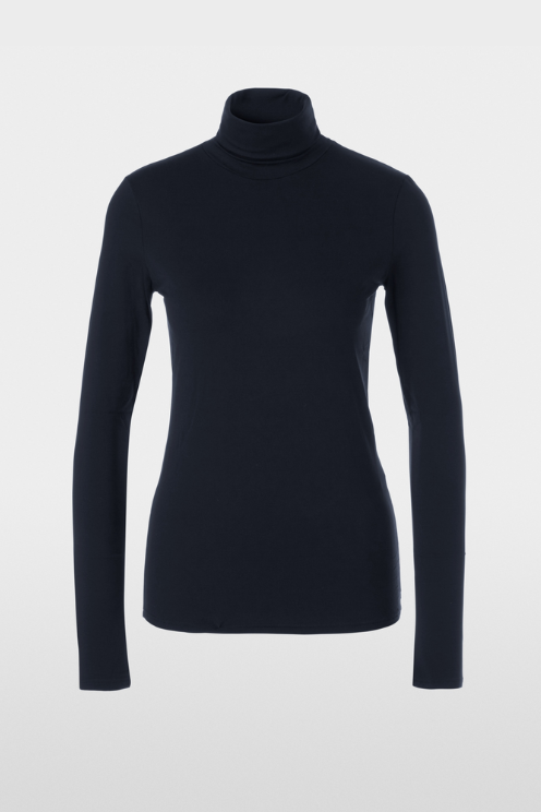 Delicate Roll-Collar Pullover