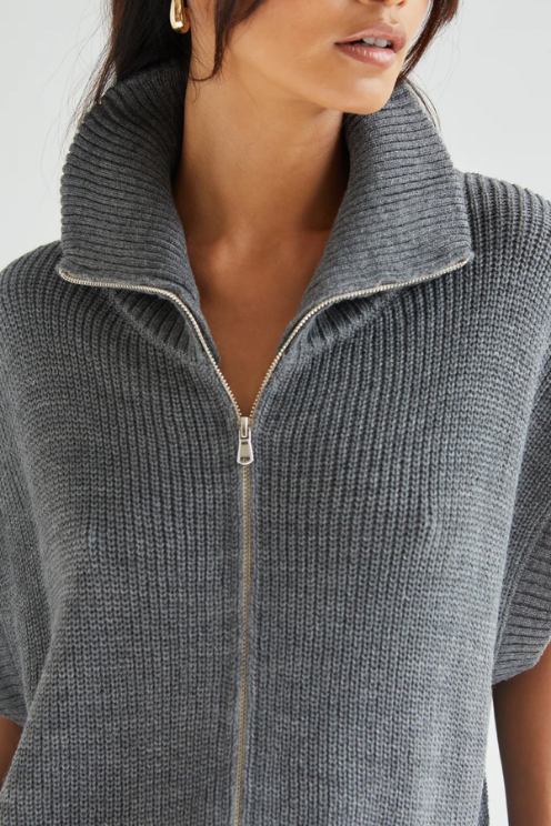 Millie Sleeveless Knit Cardigan
