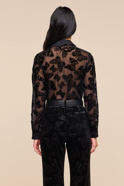 Laurent Velvet Blouse
