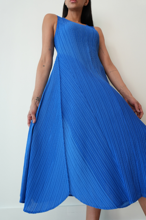 Long Estrella Dress - Royal Blue