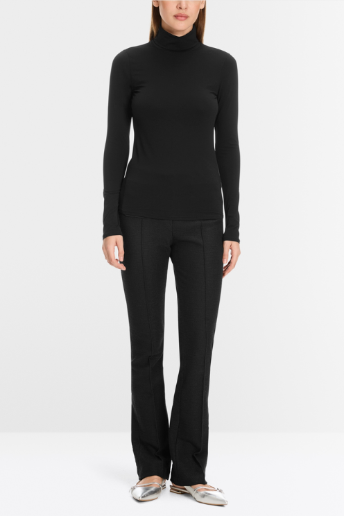 Delicate Roll-Collar Pullover