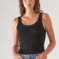 Scoop Neck Rib Tank