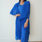 Collare Coat - Royal Blue