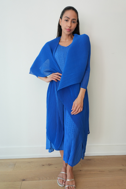 Collare Coat - Royal Blue