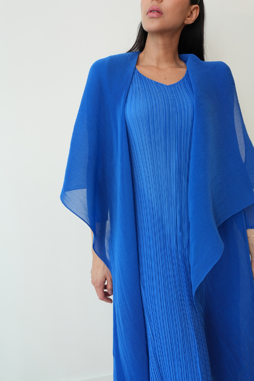 Collare Coat - Royal Blue