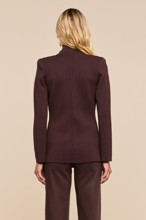 Amelia Knit Blazer Java