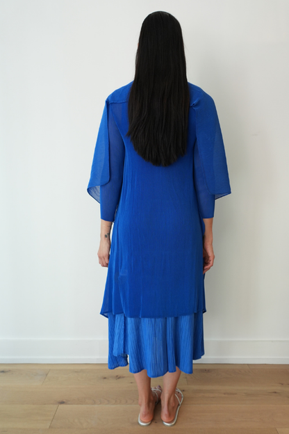 Collare Coat - Royal Blue