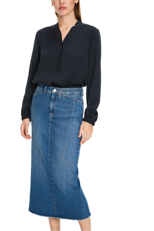 V-neck Longsleeve Blouse