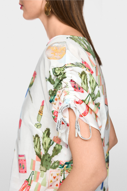 Desert Fiesta Print Blouse