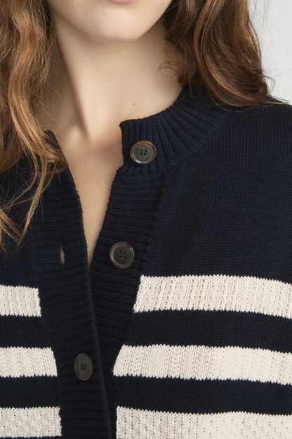 The Variation Femme Cardi Sweater On Model Detail