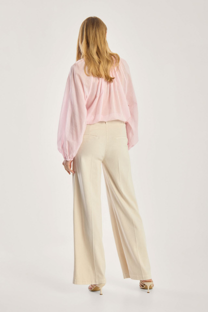 Shiloh Drapey Denim - Crema