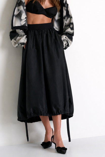 Volume Midi Skirt