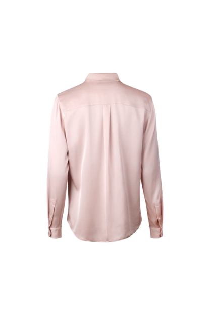 Kornelia Pink Silk Shirt