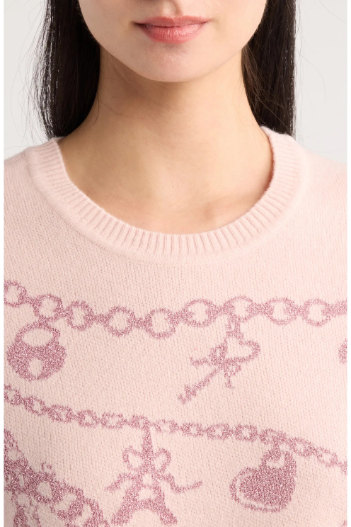 Calindra Metallic Sweater