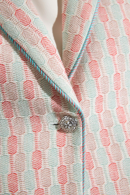 Printed Tailored Blazer