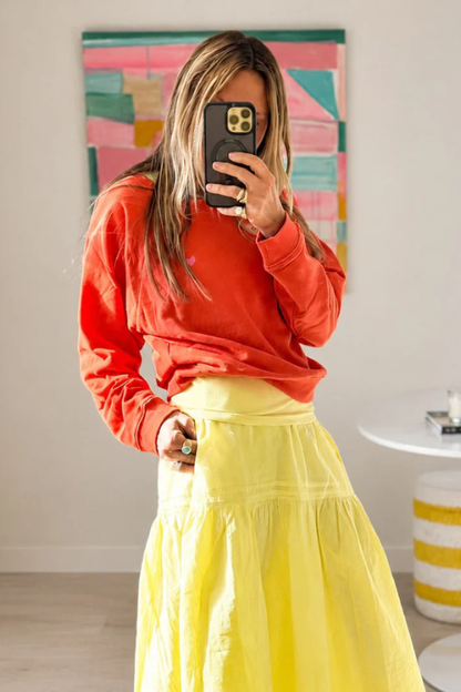 Shrunken Raglan Sweatshirt