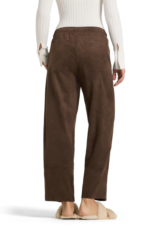 Ophelia Faux Suede O-shape Pull on Pant