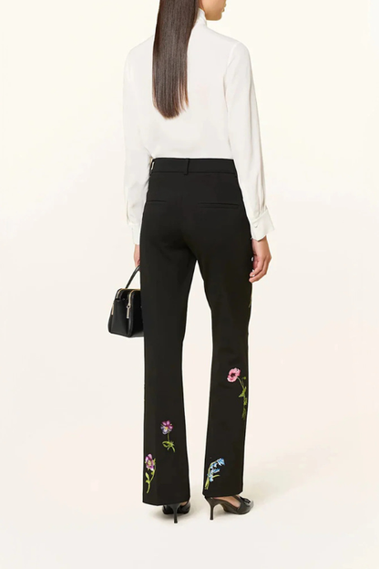 Francoise Pants with Embroidery