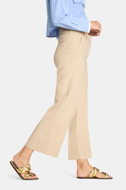 Cara Linen Wide Crop Pant
