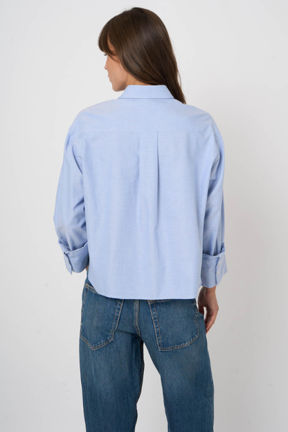 Boxy Button-Down Shirt