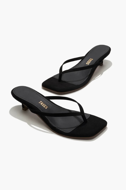Square Toe Julia Suede Heel