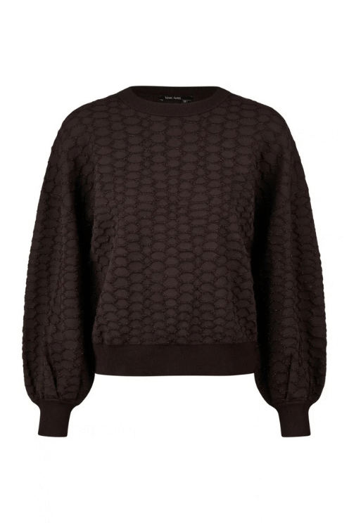 Metallic Croc Jacquard Sweater