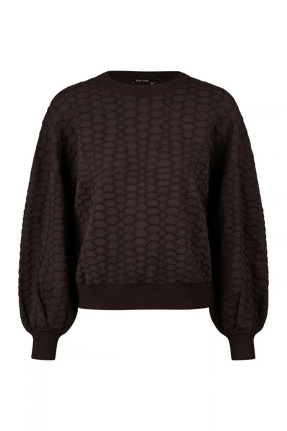 Metallic Croc Jacquard Sweater