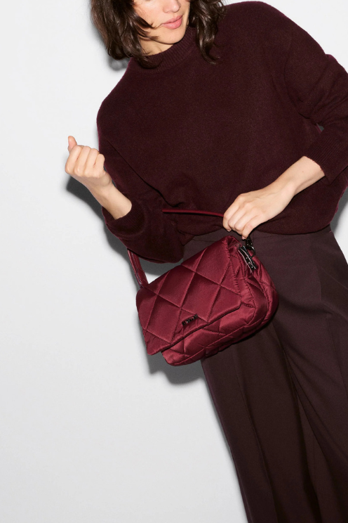 Claret Madison Flap Crossbody