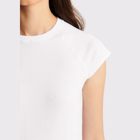 Patrick Assaraf Short Sleeve Iconic Raglan Baby Tee