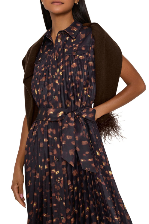 Johanna Printed Twill Dress