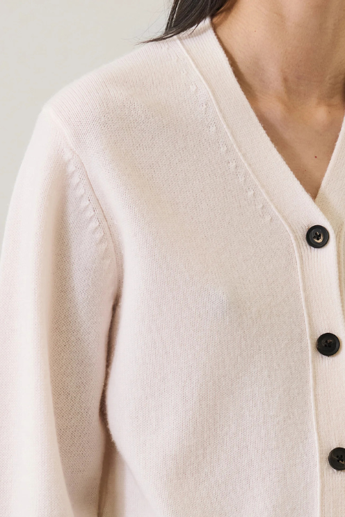 Merino Cashmere Classic Cardigan