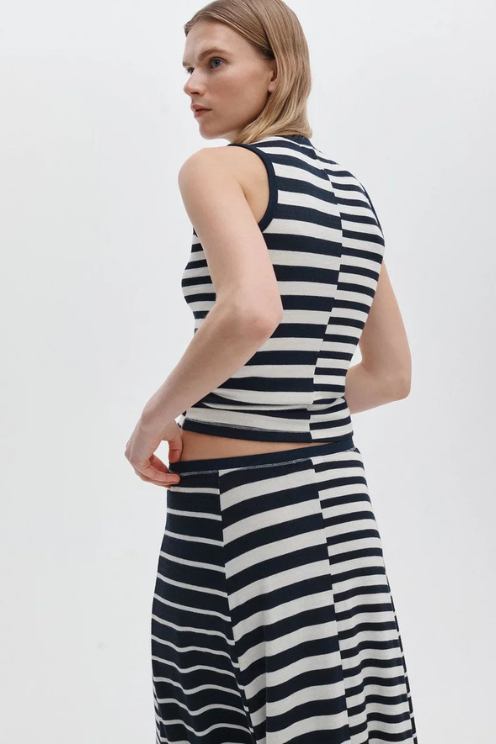 The Knit Mix Striped Tank