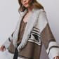 Southwest Fringed Shawl Collar Throw
