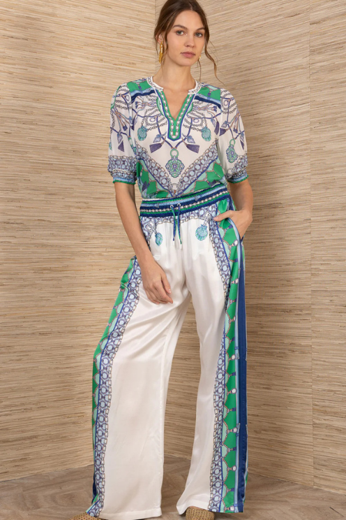 Danica Silk Charmeuse Pant