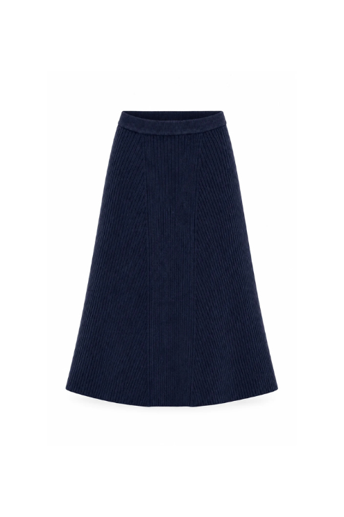 Ribbed Knit Skirt