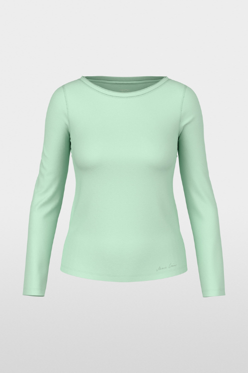 Silk Trim Long Sleeve