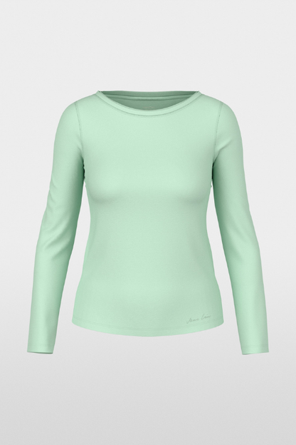 Silk Trim Long Sleeve