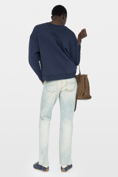 Deep V Graphic Sweatshirt