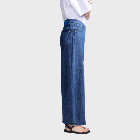 Cambio Palazzo Cropped Lightweight Pant