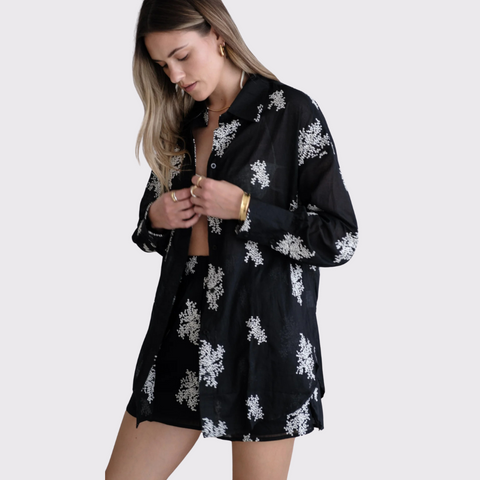 Charli Celina Embroidered Cotton Set