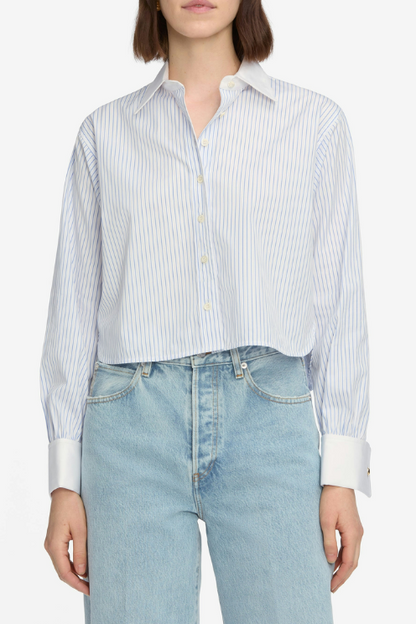 The Charles Shirt Oxford Blue Multi