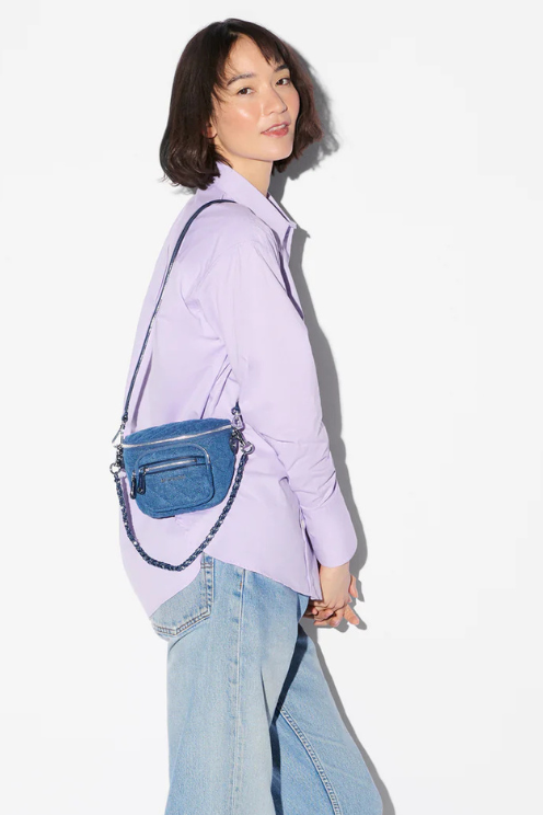 True Blue Denim Micro Crosby Sling
